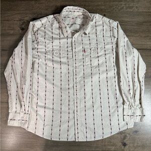 Levi’s Standard Men’s Long Sleeve Button Down Floral Shirt XXL
